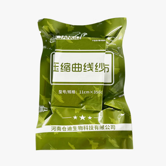 压缩曲线纱布